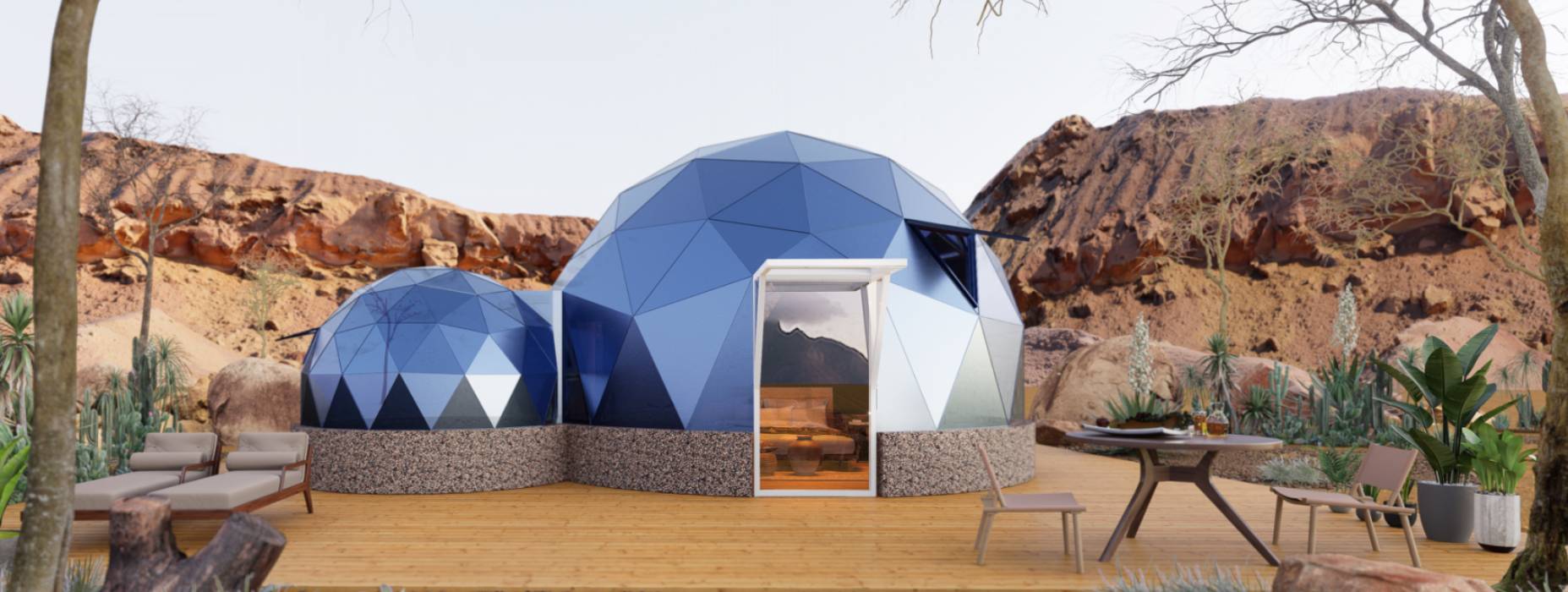 九龙县球形智能光伏玻璃星空房